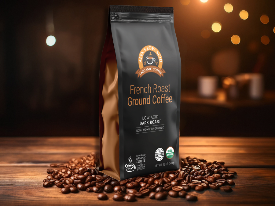 Why Alex's Low‑Acid Coffee is smoother, easier on digestion, and rich in antioxidants compared to traditional coffee.