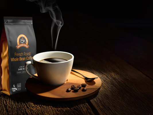 Get the delicious low acid coffee that doesn't burn