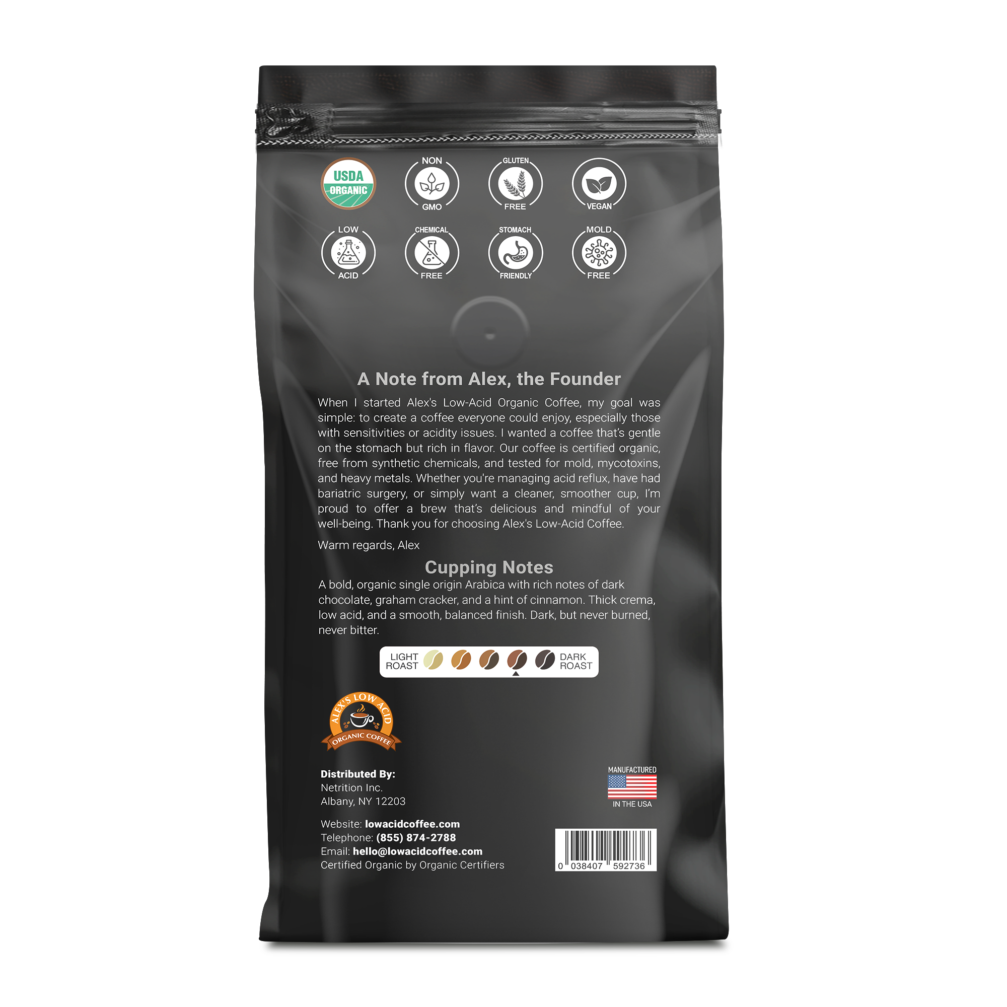 Photo inspiration: Alex S Low Acid Organic Coffee Espresso Whole Bean 12Oz Photo Inspiration