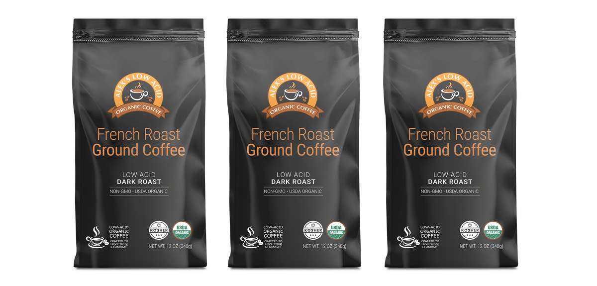 Our Products: Shop All Low-Acid Organic Coffee Varieties – Alex's Low ...