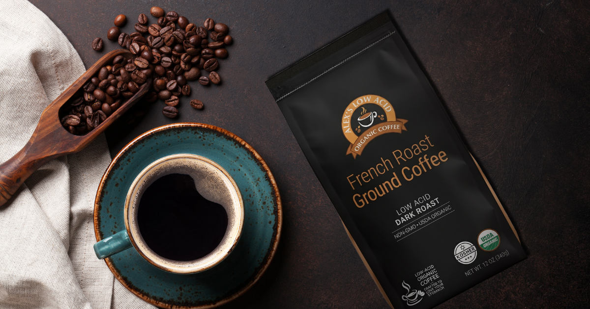 Alex's Low-Acid Organic Coffee in Albany