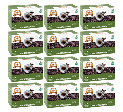 Alex's Low-Acid Organic Coffee™ K-Cups - Rise & Shine