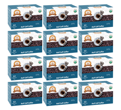 Alex's Low-Acid Organic Coffee™ K-Cups - Half Caff