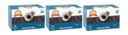 Alex's Low-Acid Organic Coffee™ K-Cups - Half Caff