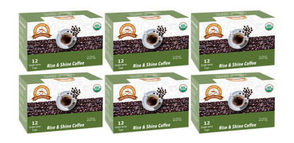 Alex's Low-Acid Organic Coffee™ K-Cups - Rise & Shine