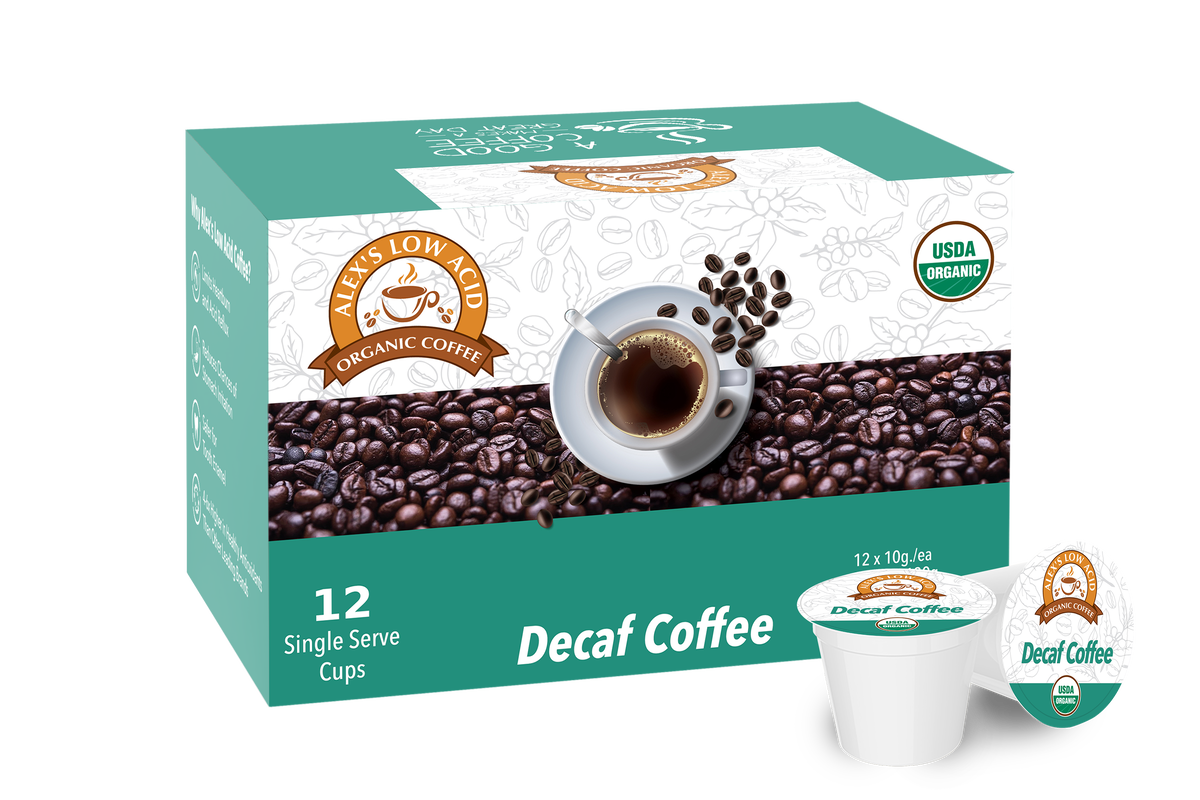 Alex's LowAcid Organic Coffee™ KCups Decaf