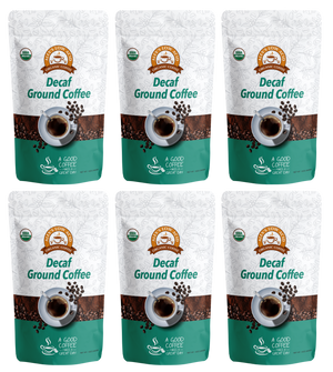 Alex's Low-Acid Organic Coffee™ - Decaf Fresh Ground (12oz)