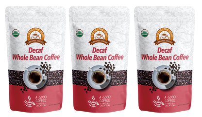 Alex's Low-Acid Organic Coffee™ - Decaf Whole Bean (12oz)