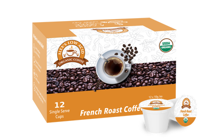 Alex's Low-Acid Organic Coffee™ K-Cups - French Roast