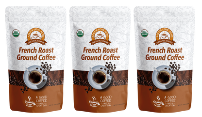 Alex's Low-Acid Organic Coffee™ - French Roast Fresh Ground (12oz)