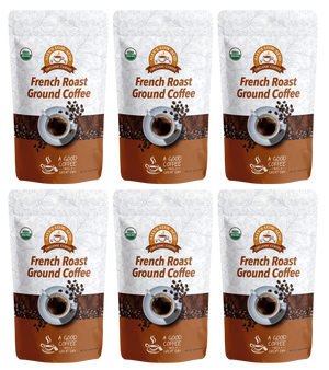 Alex's Low-Acid Organic Coffee™ - French Roast Fresh Ground (12oz)